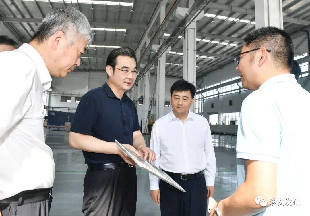 淮安市委書記史志軍調研推進淮昆臺資合作產業園...